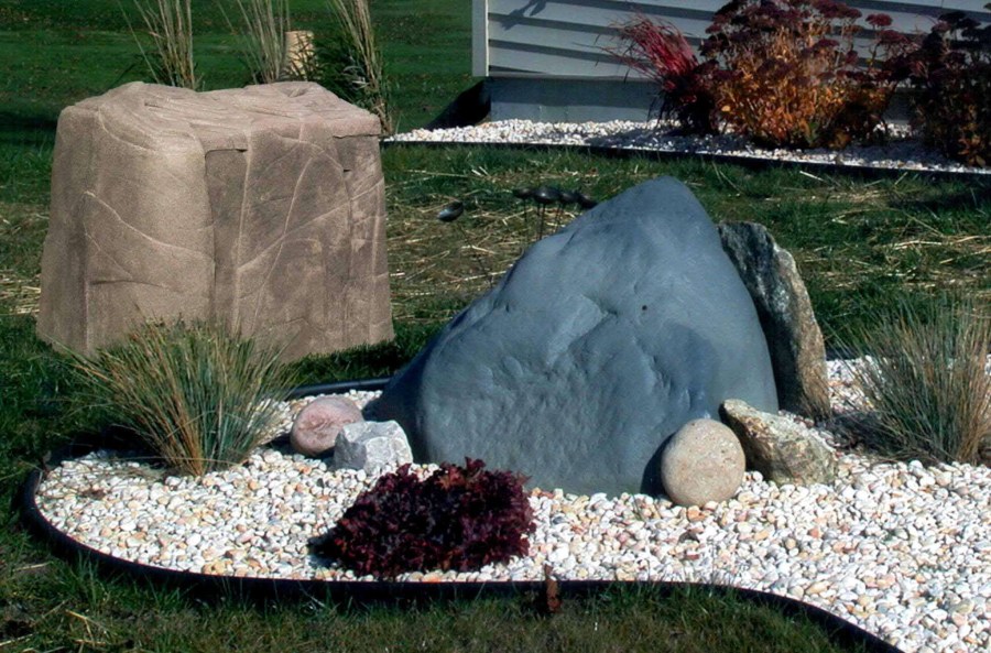 70 Photos Of The Use Decorative Stone, Landscaping Ideas Around Large Boulder